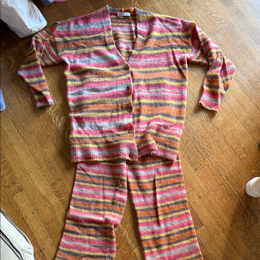 Zara Striped Sweater & Pants